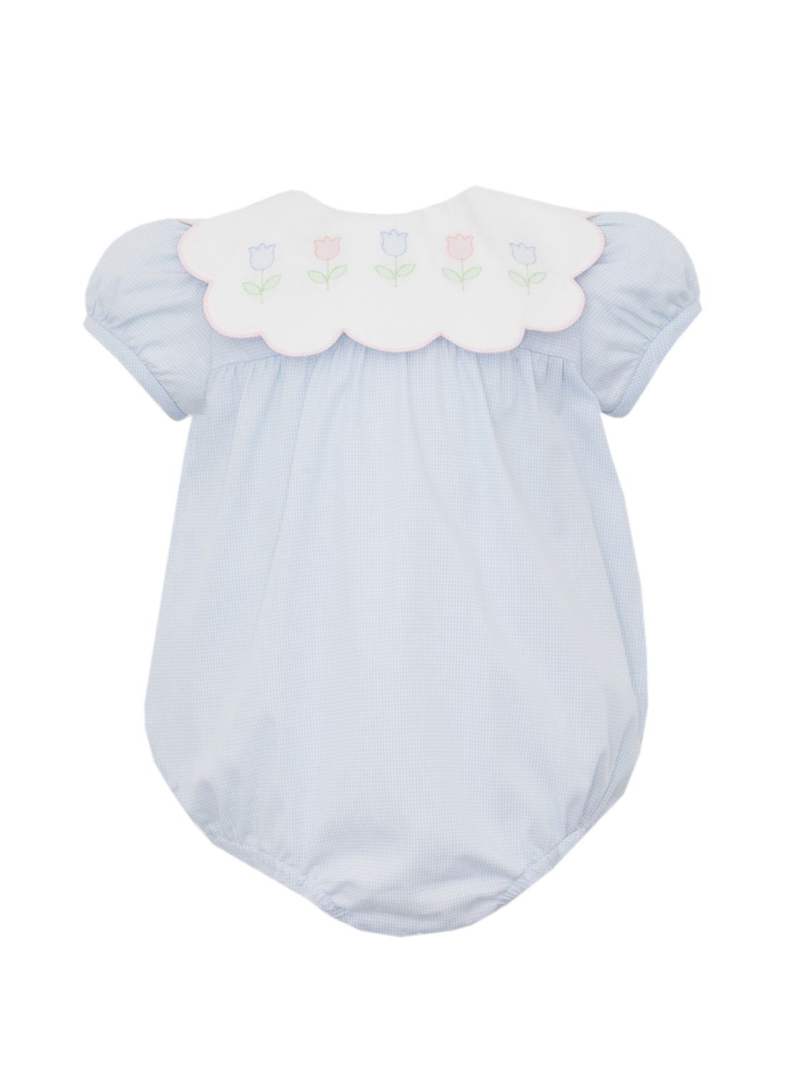 Bubble with Scallop Collar, Tulips
