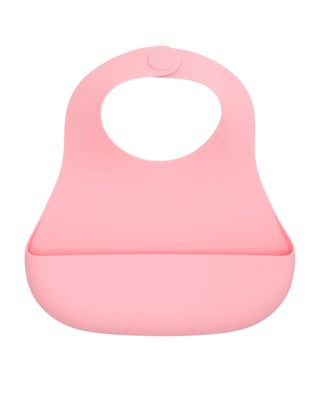 Blush Pink Silicone Bib