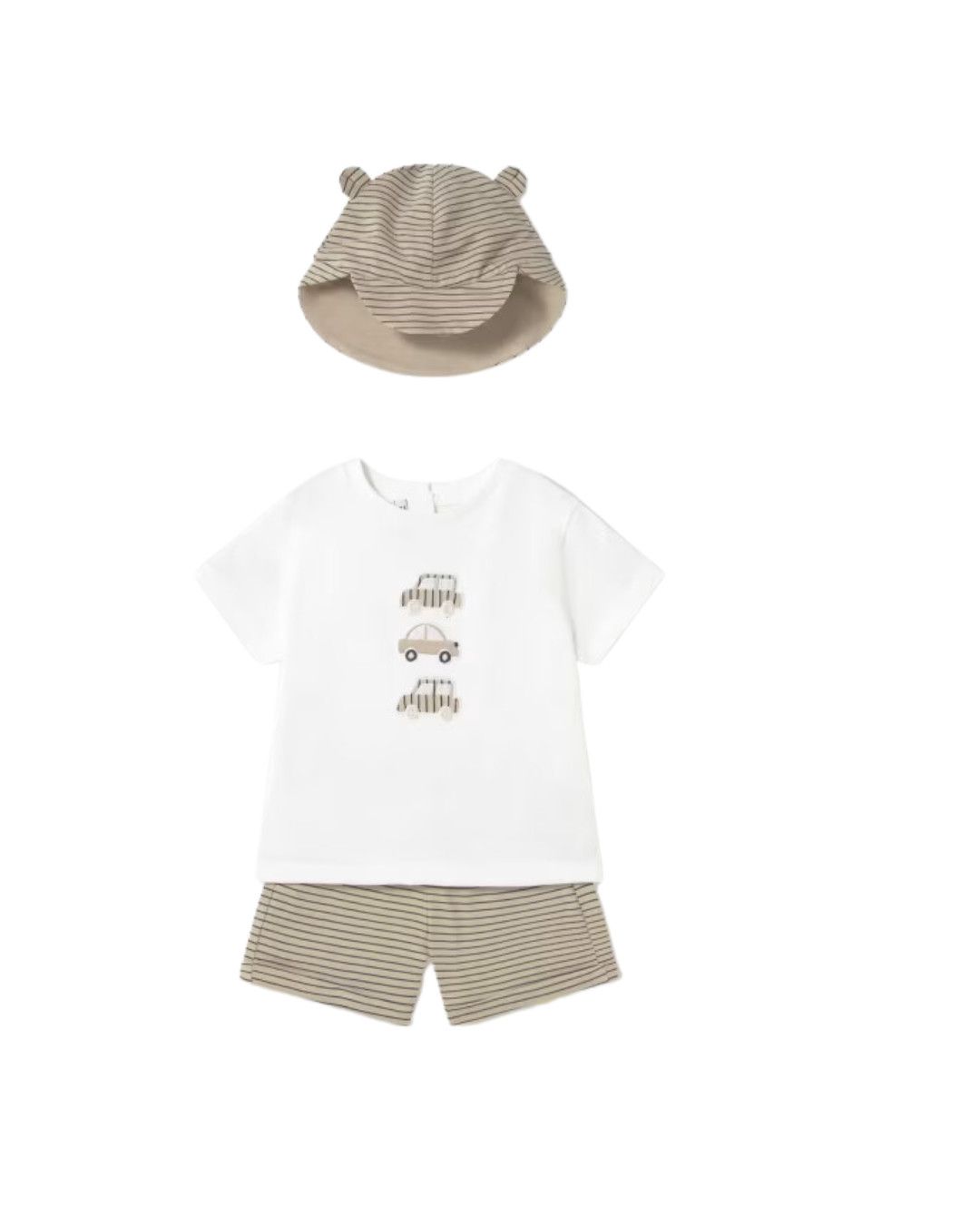 Car Short Set w Hat