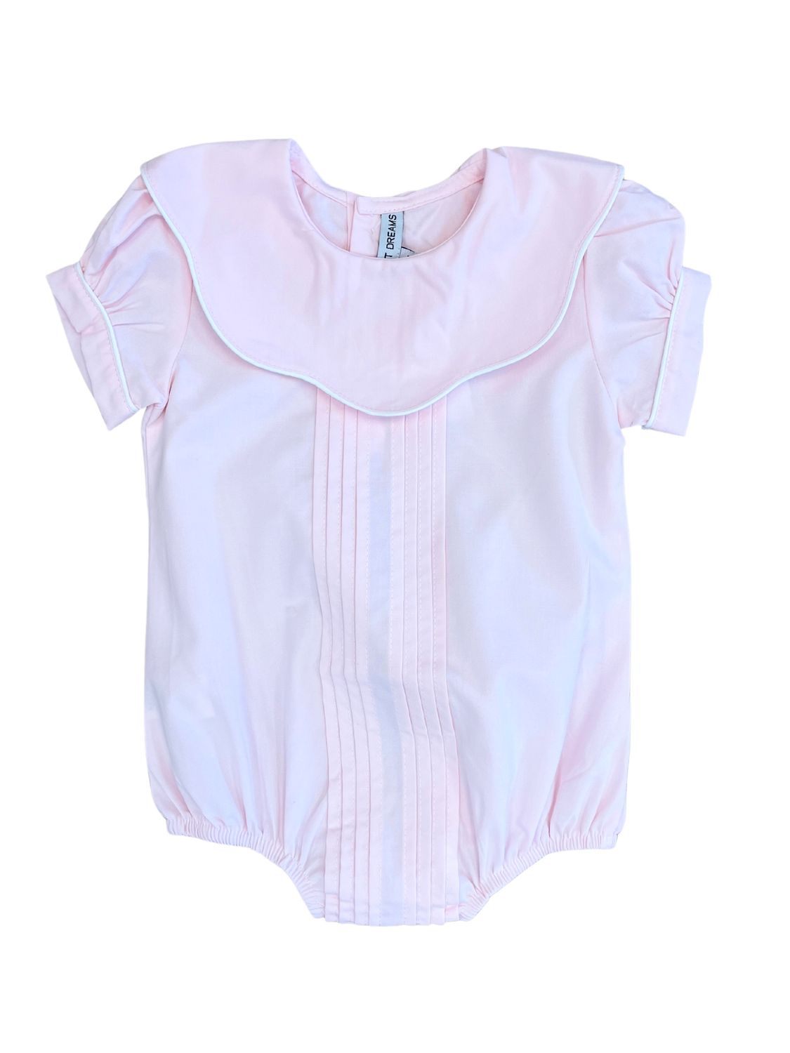 Scallop Pleated Pink Bubble