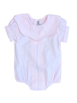 Scallop Pleated Pink Bubble