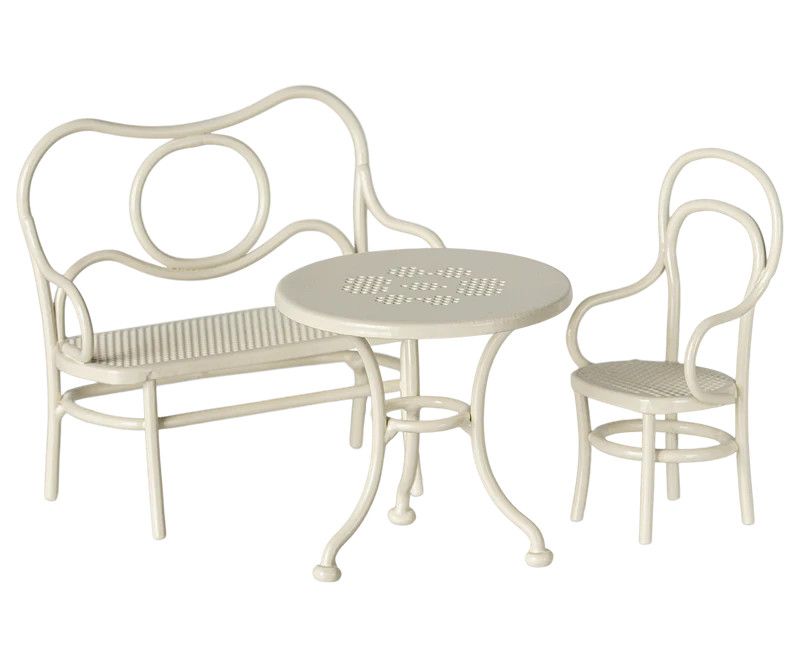 Cafe Set, Mouse Small, Off White