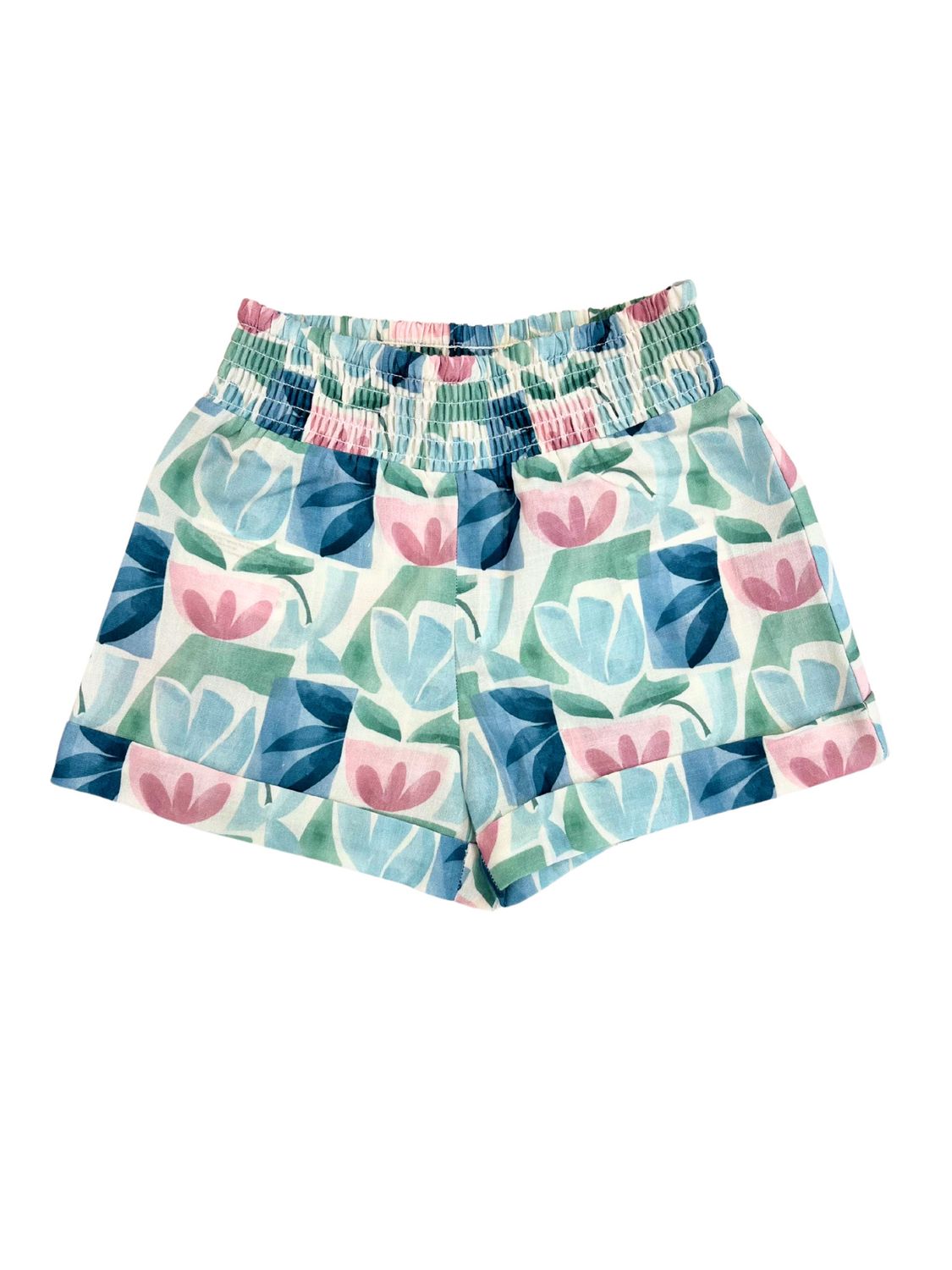 Patterned Shorts, Mint