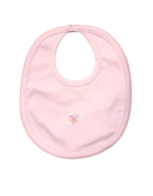 Premier Flowers &amp; Vines Pink Hand Emb. Bib