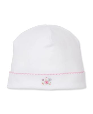 Premier Flowers &amp; Vines White Hand Emb. Hat