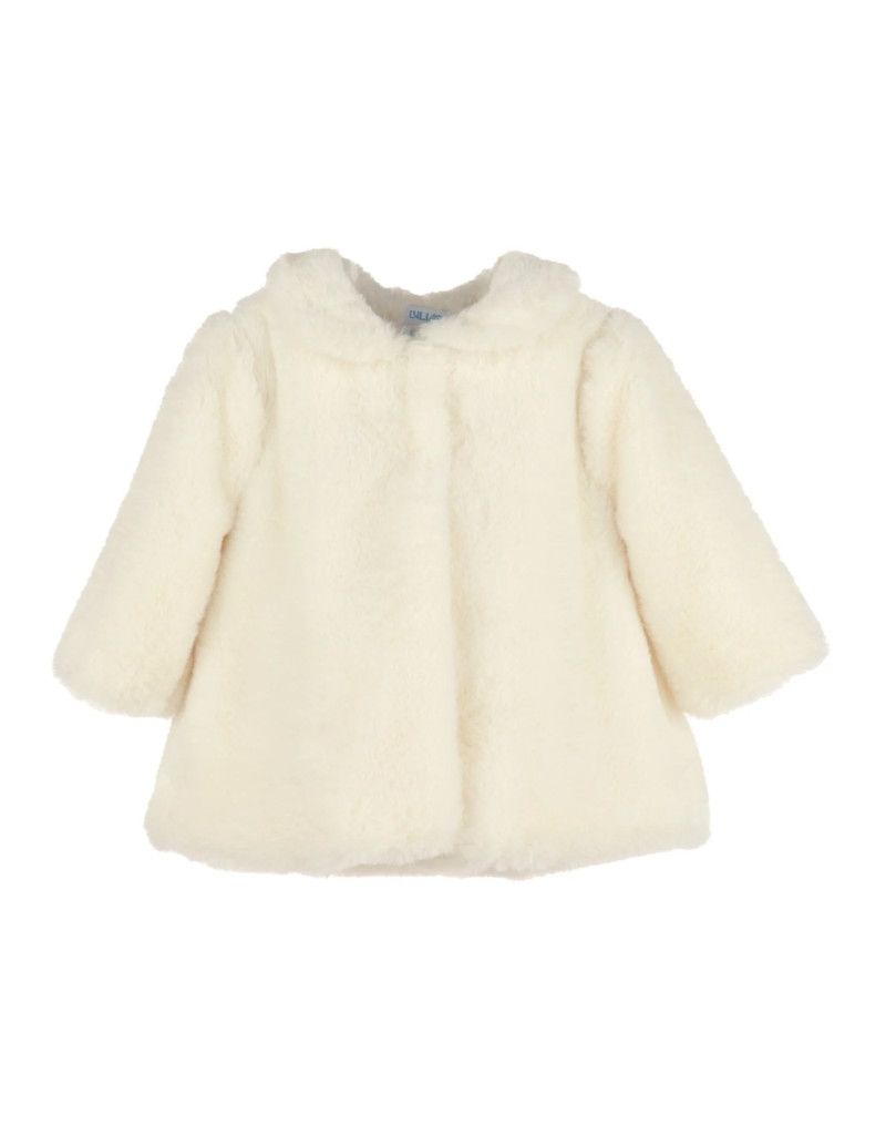 Cozy Fuzzy Long Coat, Ivory