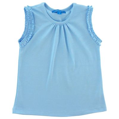 Girls Summer Tee, Bayberry