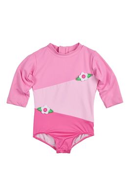 Rashguard Onesie w Flowers