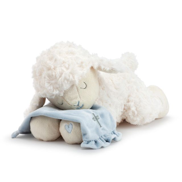 Goodnight Prayer Mechanical Lamb-Blue