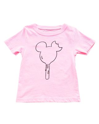 SS Light Pink Mickey Ice Cream T-Shirt