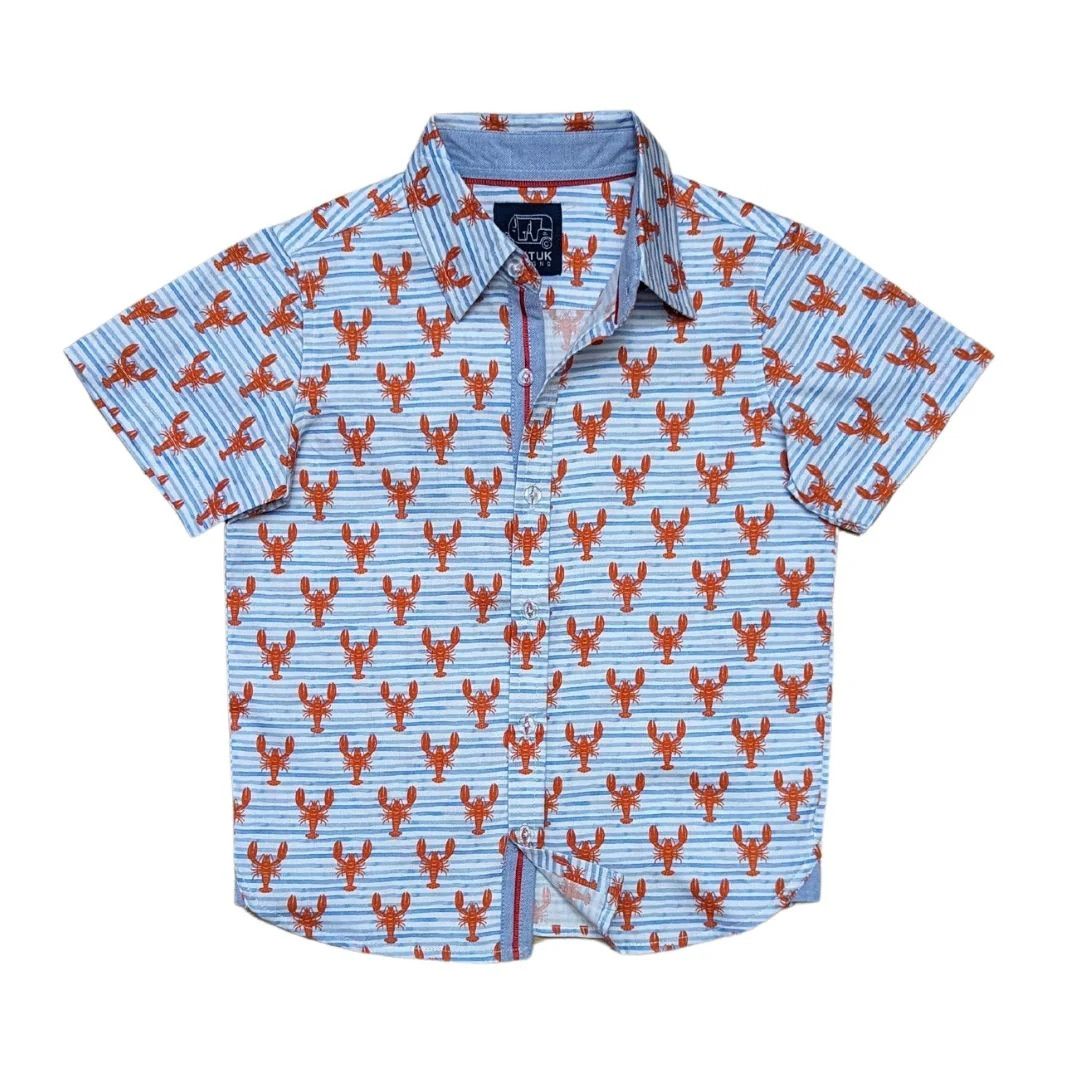 Short Sleeve Shirt, Lobster