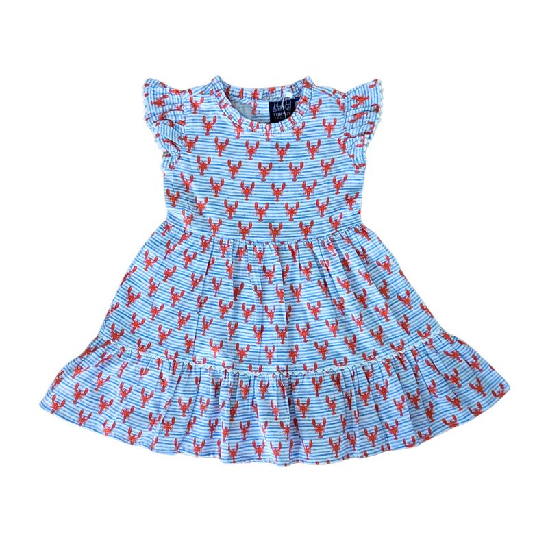 RYLEE + CRU LEA DRESS LOBSTERS main image 1
