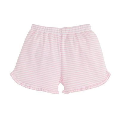 Tulip Knit Short - Light Pink Stripe