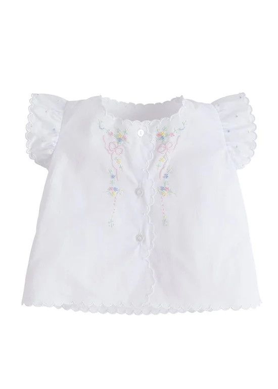 Tea Blouse, Bow &amp; Flower