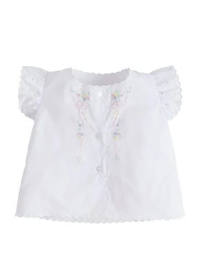 Tea Blouse, Bow &amp; Flower