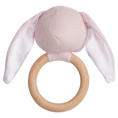 Pink  Bunny Rattle