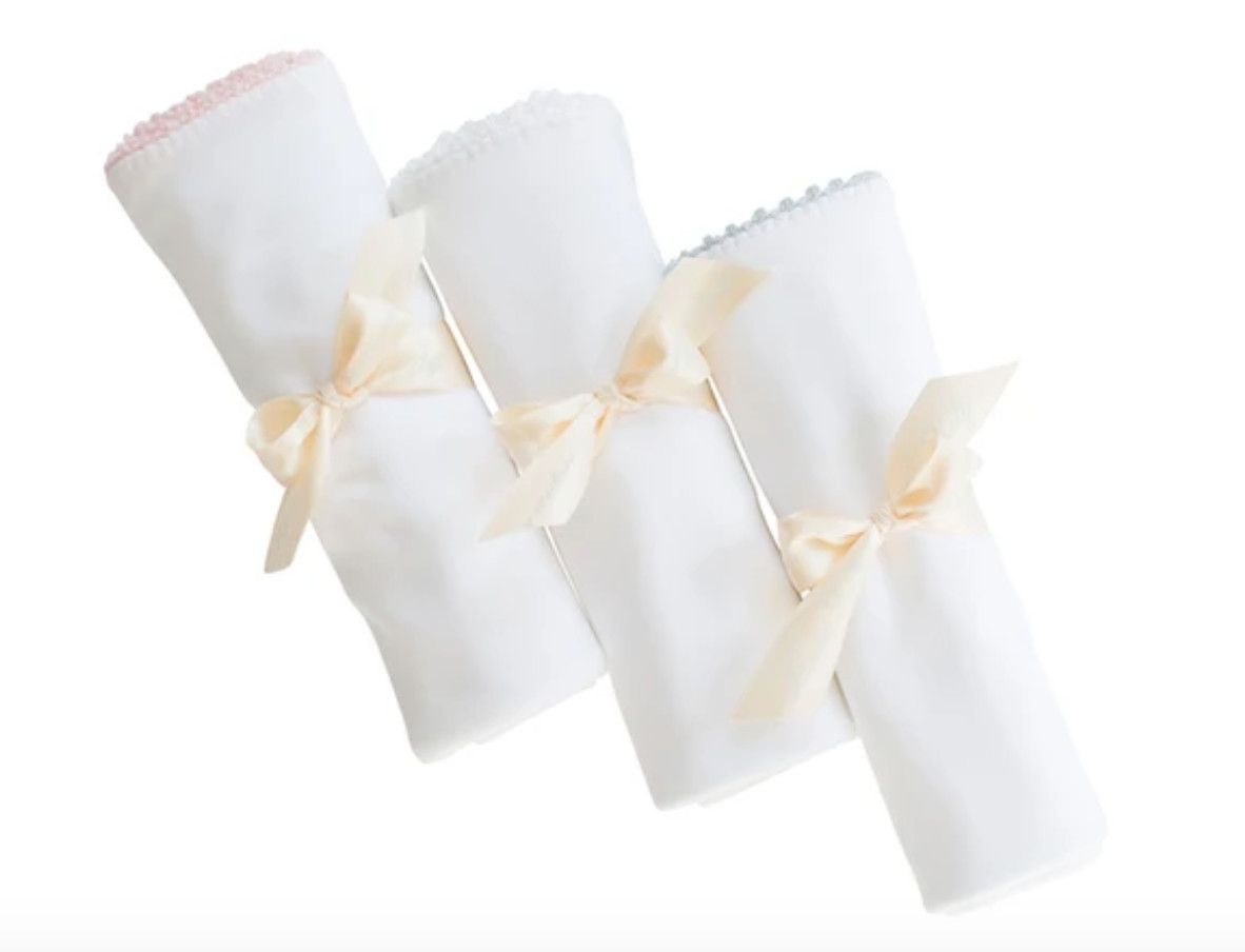 Jersey Receiving Blanket , Color: White