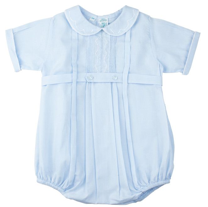 Blue Button Belt Creeper, Size: NB