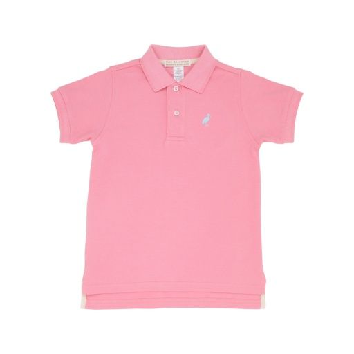 Prim and Proper SS Polo - Hamptons Hot Pink, Size: 18/24m