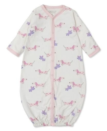Pink Puppy Fun Converter Gown, Size: NB