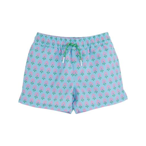 Tortola Swim Trunks, Holly Hills Hand Block, Size: 3T