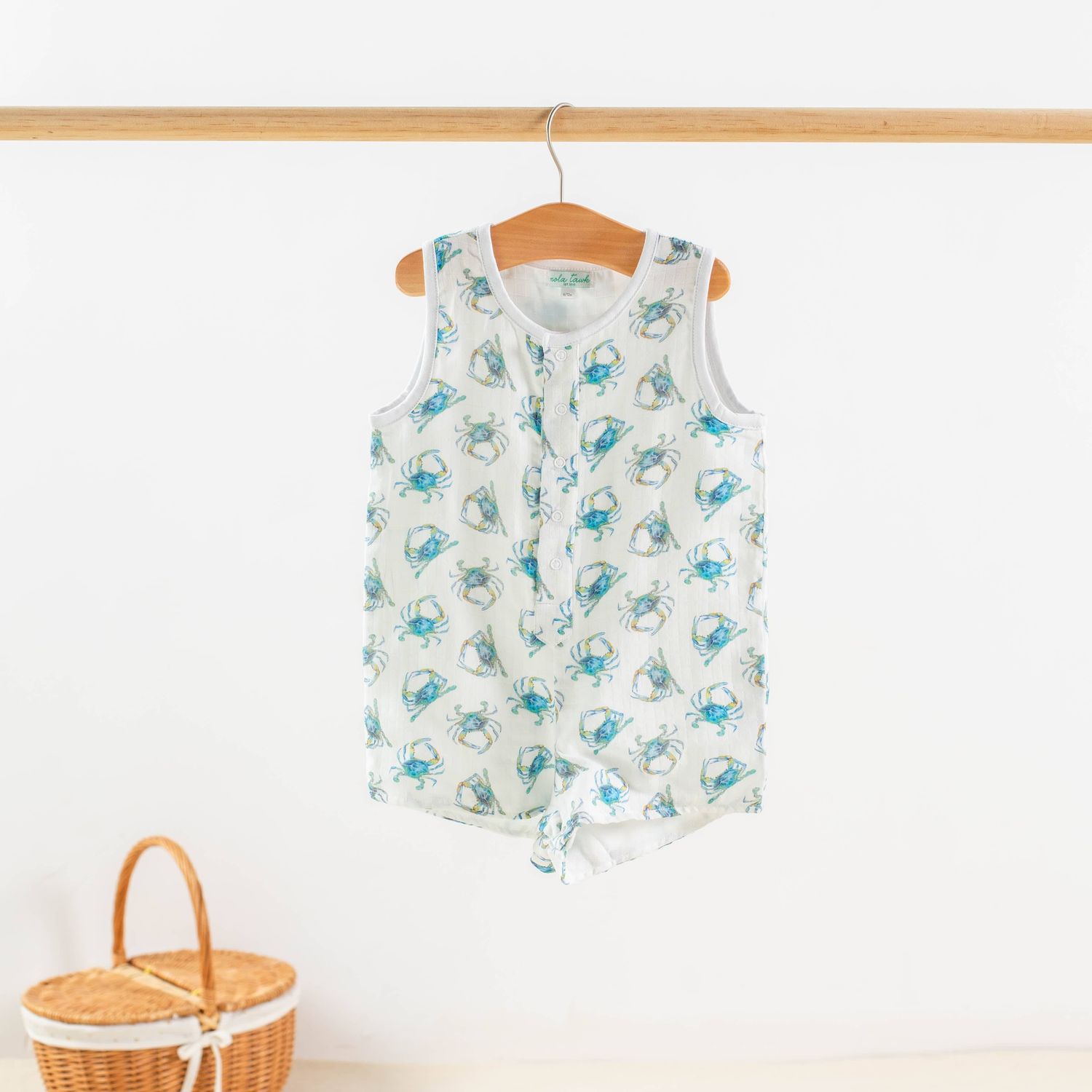 Catching Crabs Organic Muslin Shortall