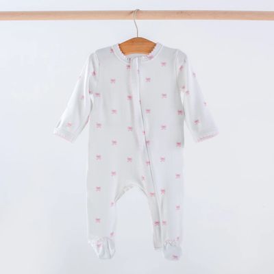 Baby Basics: You Are Bow-tiful Organic Cotton Pajamas