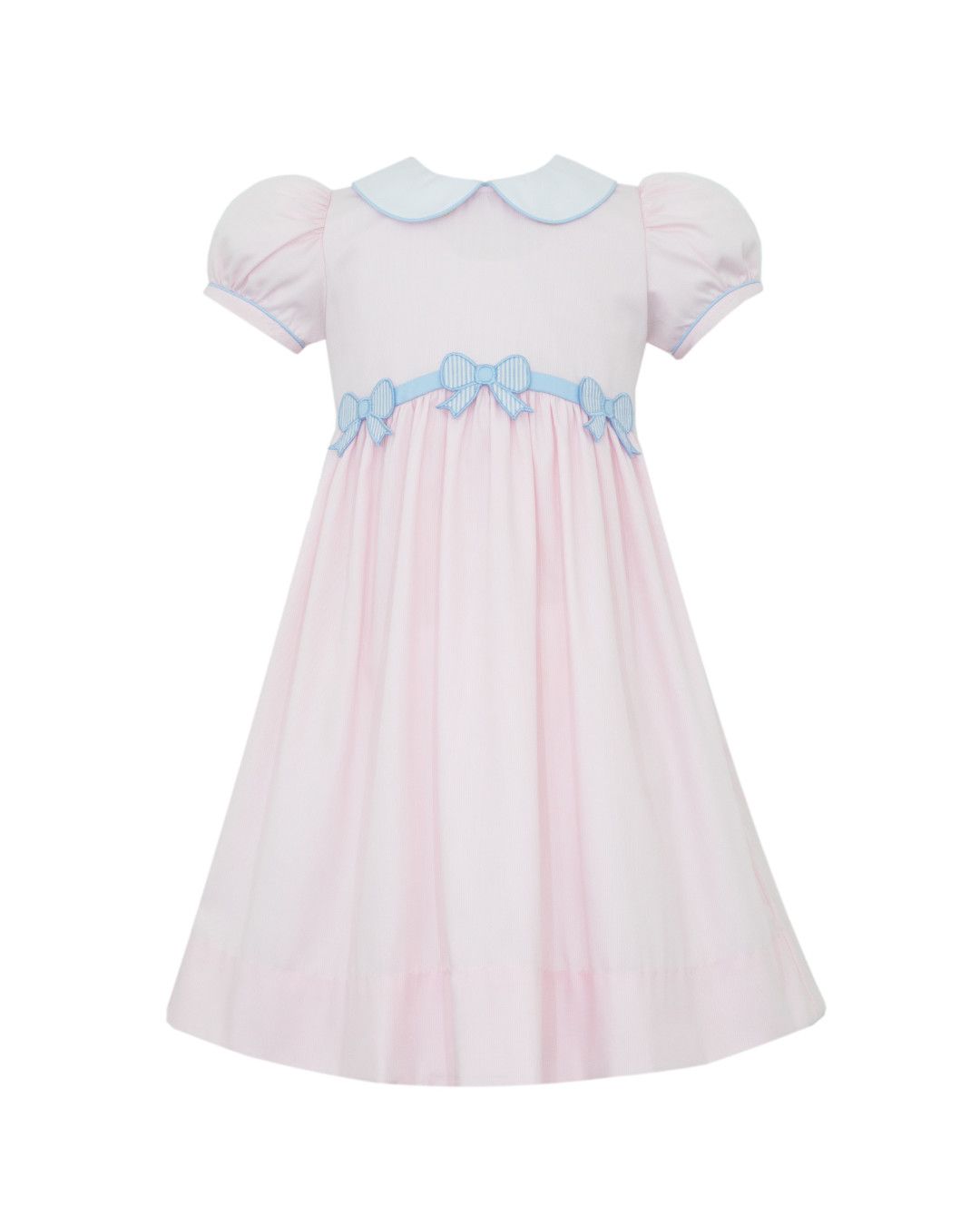 Pink Pique Bow Dress