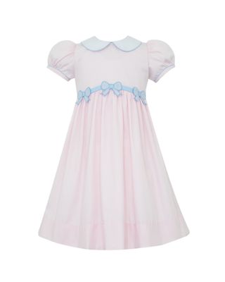 Pink Pique Bow Dress