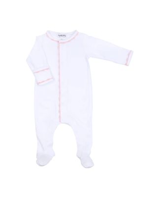 Baby Joy Emb Footie Pink