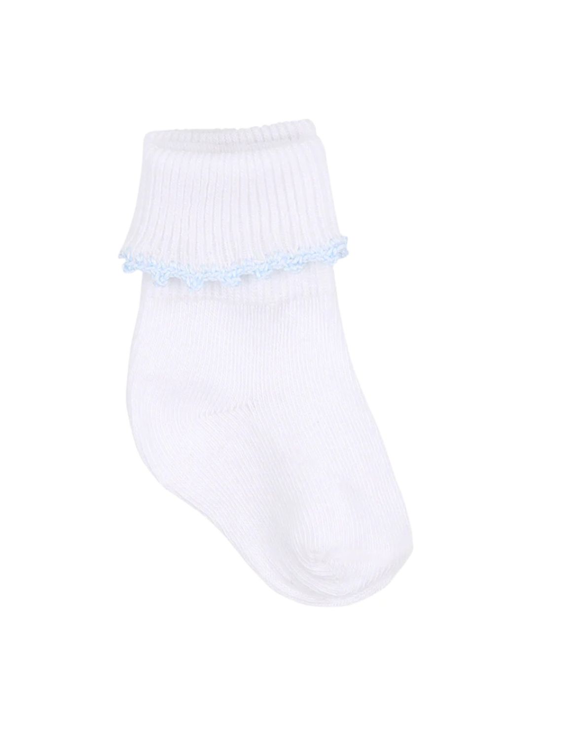 Baby Joy Embroidered Socks Light Blue