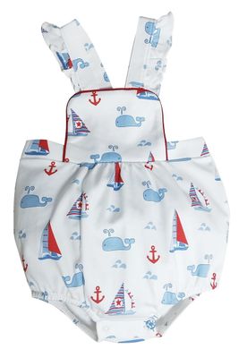 Nantucket Whales and Sailboats Girls Bubble