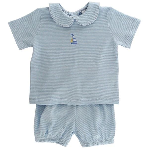 Sailboat Bloomer Set, Boy