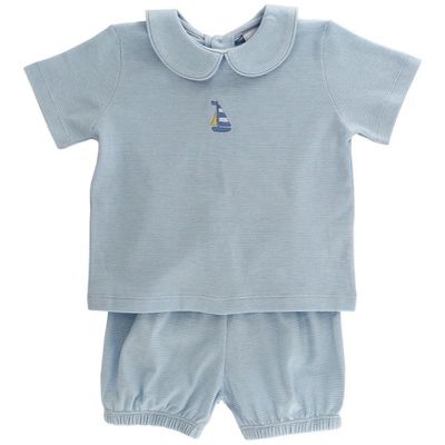 Sailboat Bloomer Set, Boy