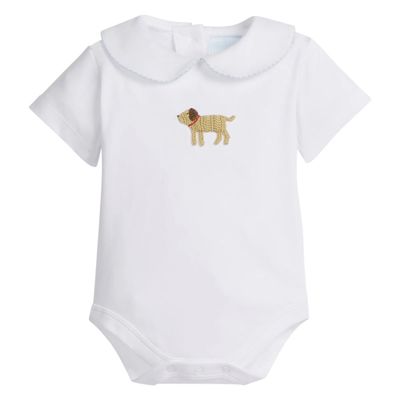 Blue Lab Crochet Onesie