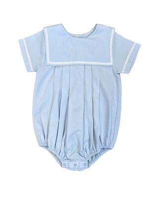 Blue/White Pique Bubble, Blank