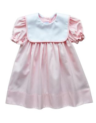 Pink/White Pique Dress, Blank   
