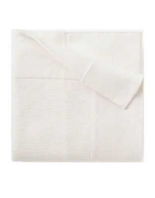 30x40 Blanket White Garter