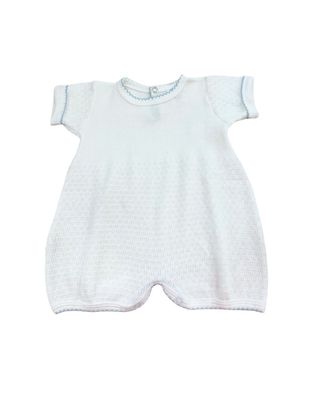 SS Cuffed Bubble White/Blue