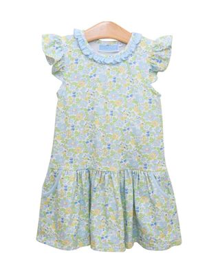Blooming Floral Ruffle Dress