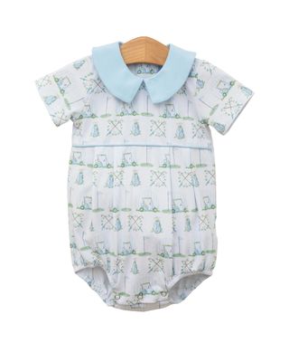 Hole in One Collared Bubble - Blue
