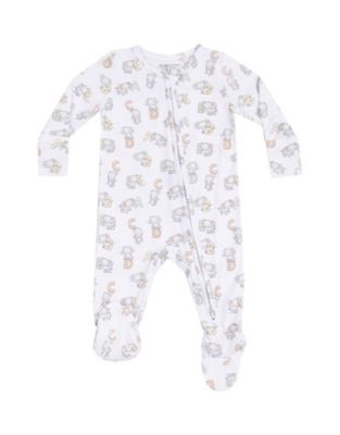 Vintage Elephant ABC 2 Way Zipper Footie