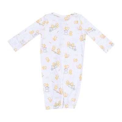 Baby Chicks Convertible Gown 0/3m
