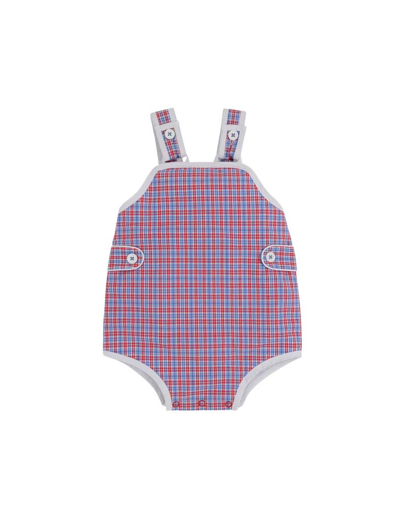 Skipper Sunsuit, Lawn Party Plaid