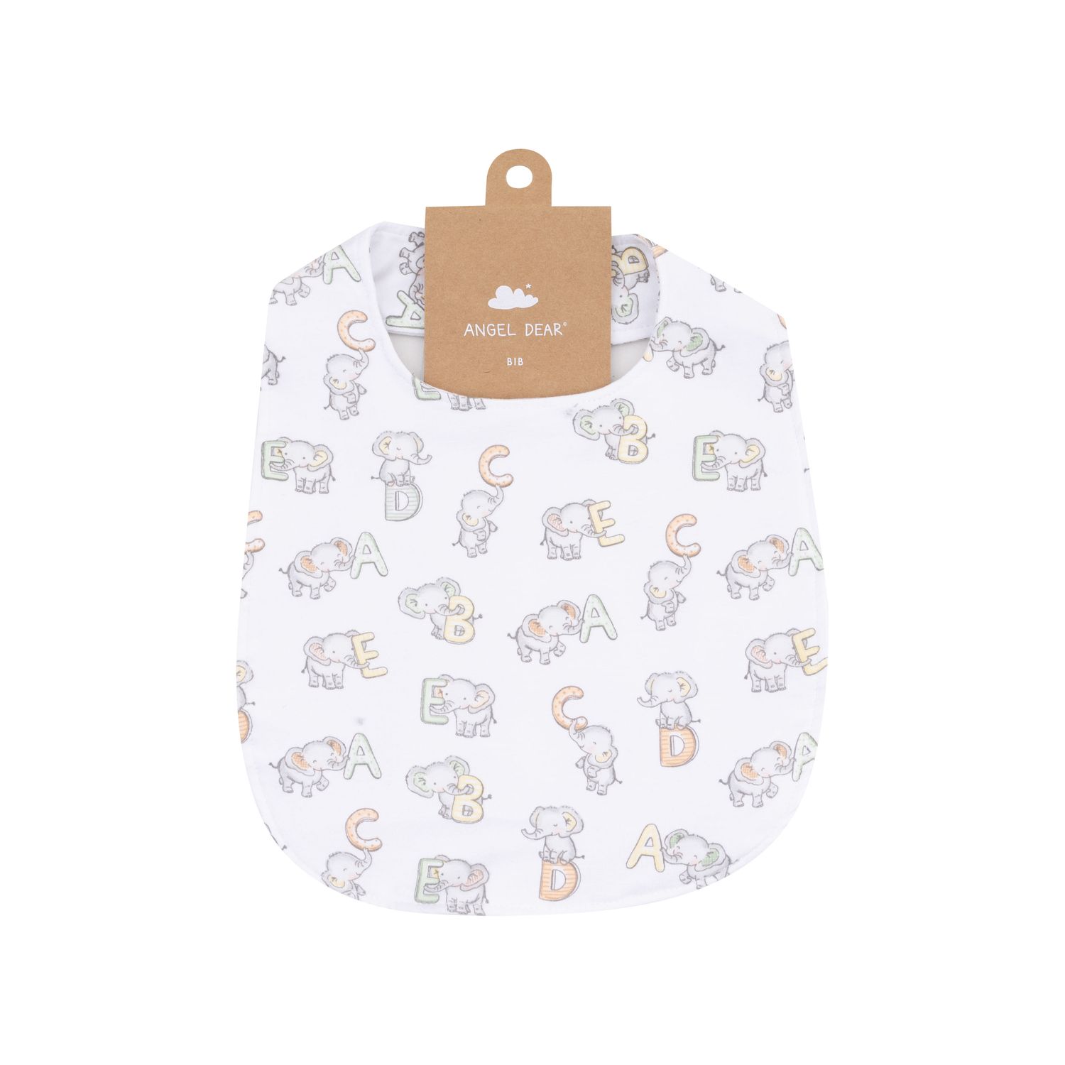 Vintage Elephant ABC Feeding Bib