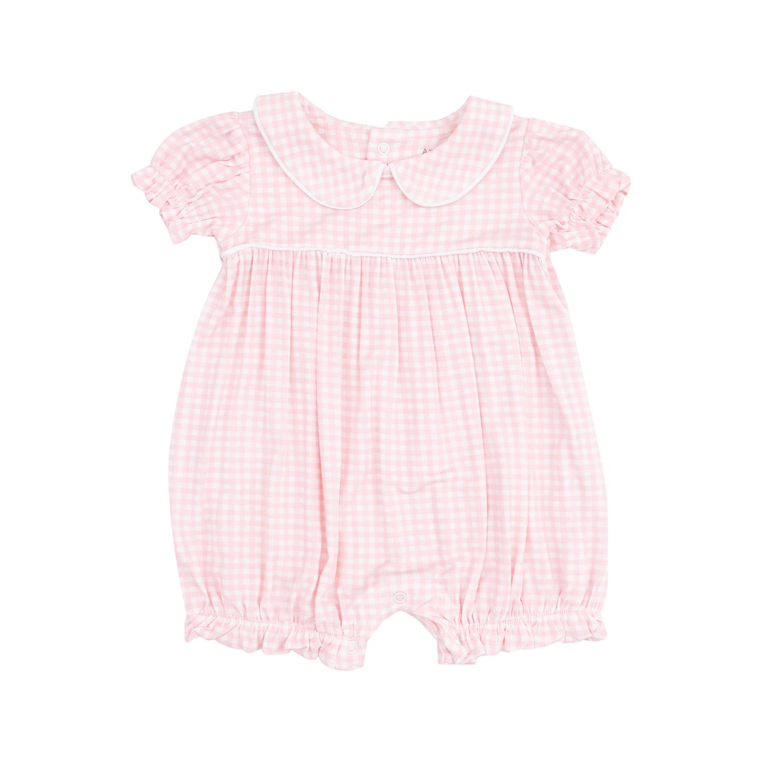 Mini Gingham Classic Puff Sleeve Bubble