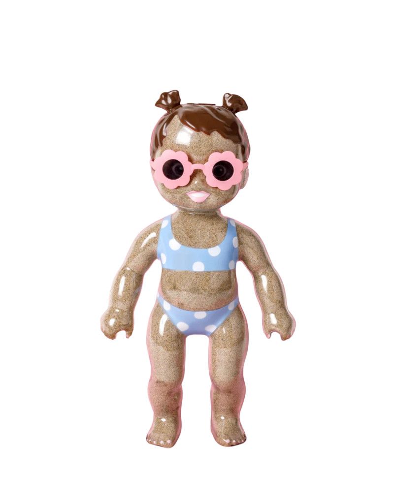 Sandy Beach Doll - Brunette Blue