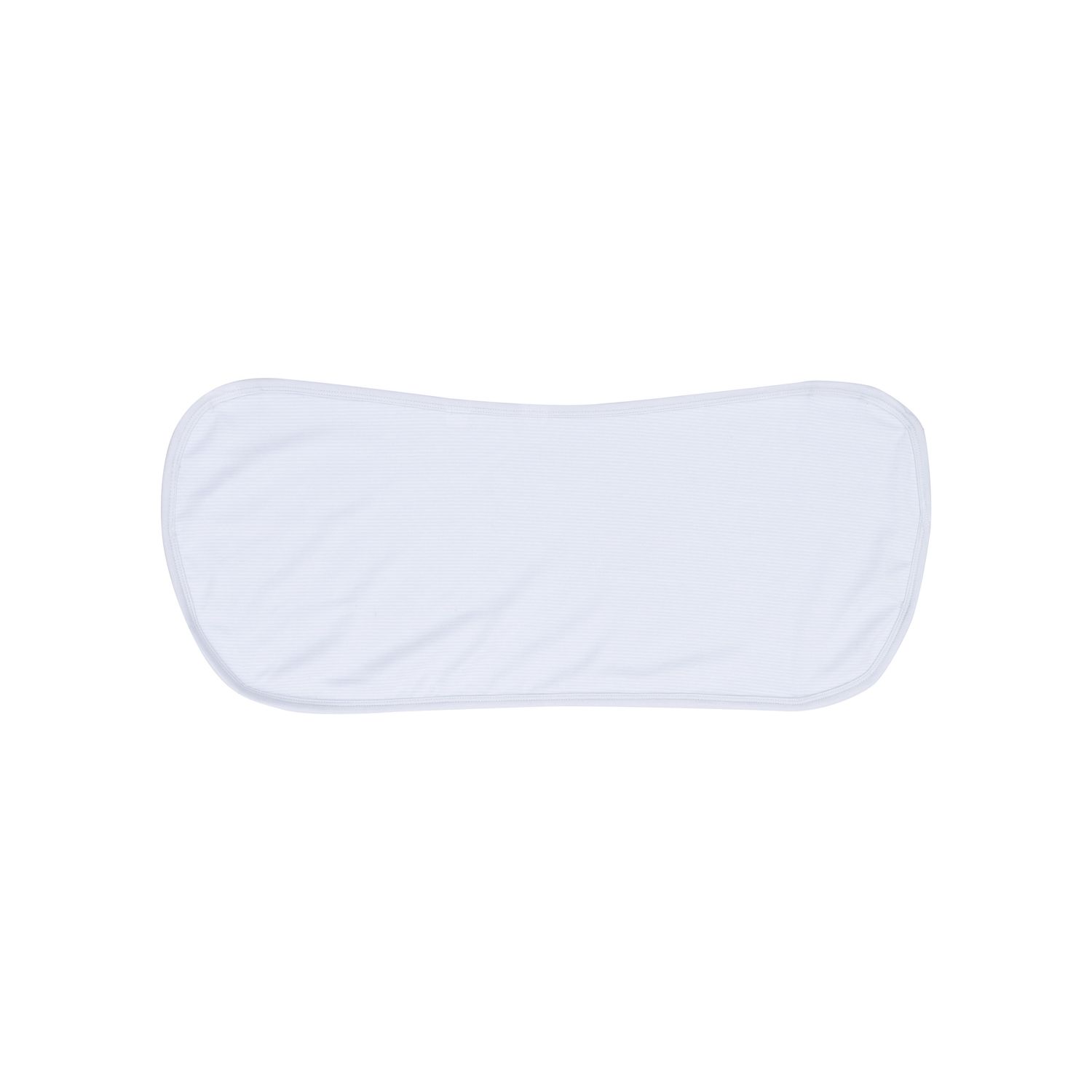 Stripe Classic Blue 2 Ply Burp Cloth W/ Binding