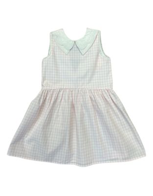 Lys Dress, Soft Pink Gingham