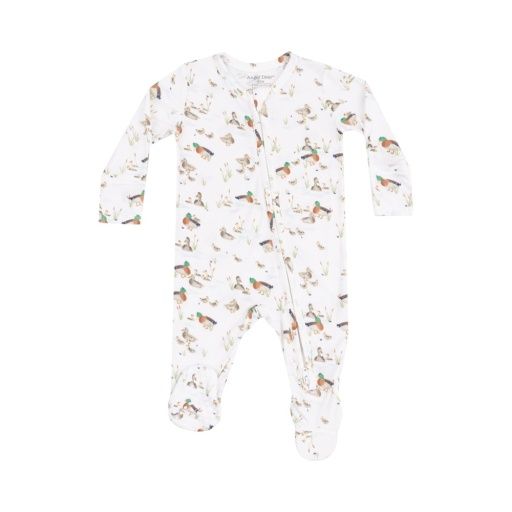 Duckling Families 2 Way Zipper Footie, Size: NB